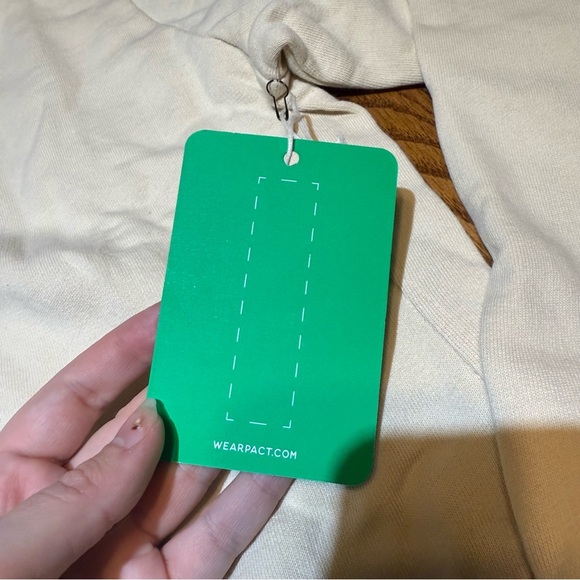 Pact Essential Sweatshirt Dress Size Large Organic Cotton Pockets NWT - Picture 4 of 8